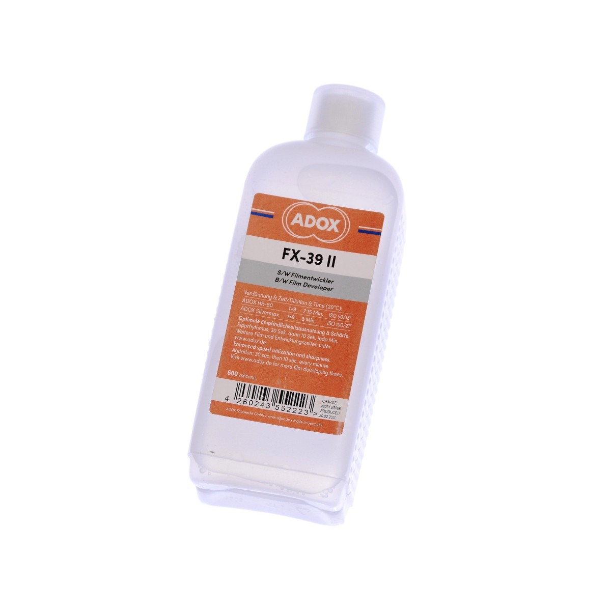 Adox FX39 II wywoływacz 500 ml. do filmów Delta i T-max