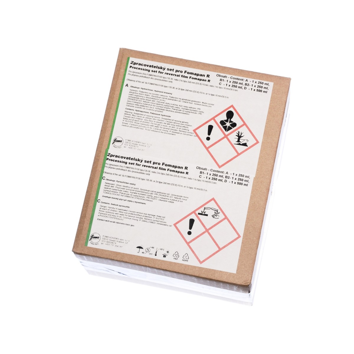 Foma Zestaw chemii do obróbki 8 filmów 35 mm R 100 NA ZAMÓWIENIE