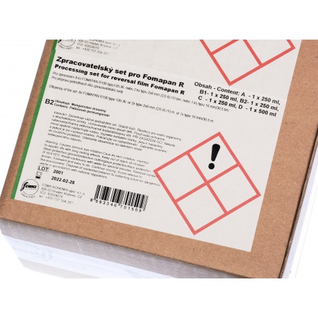 Foma Zestaw chemii do obróbki 8 filmów 35 mm R 100 NA ZAMÓWIENIE