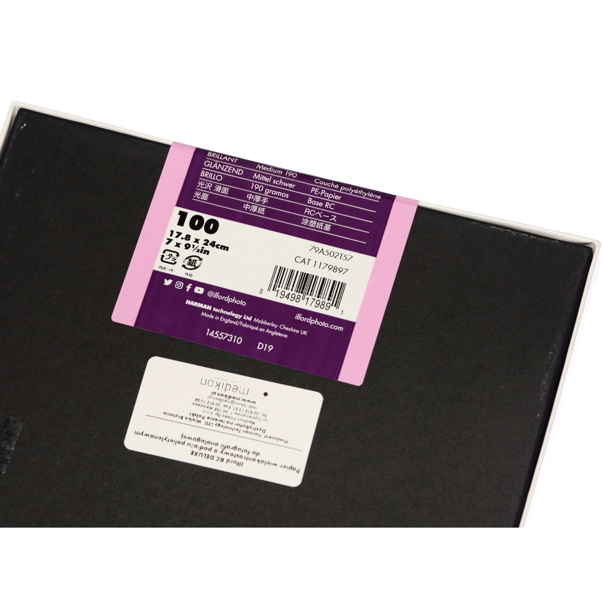 Ilford Multigrade V RC Deluxe 18x24/100 błysk do kopiowania