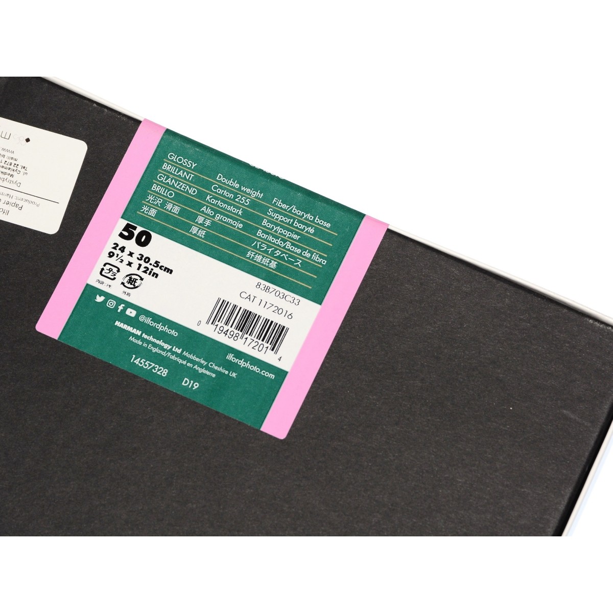 Ilford Multigrade FB Classic 24x30/50 błysk papier barytowy