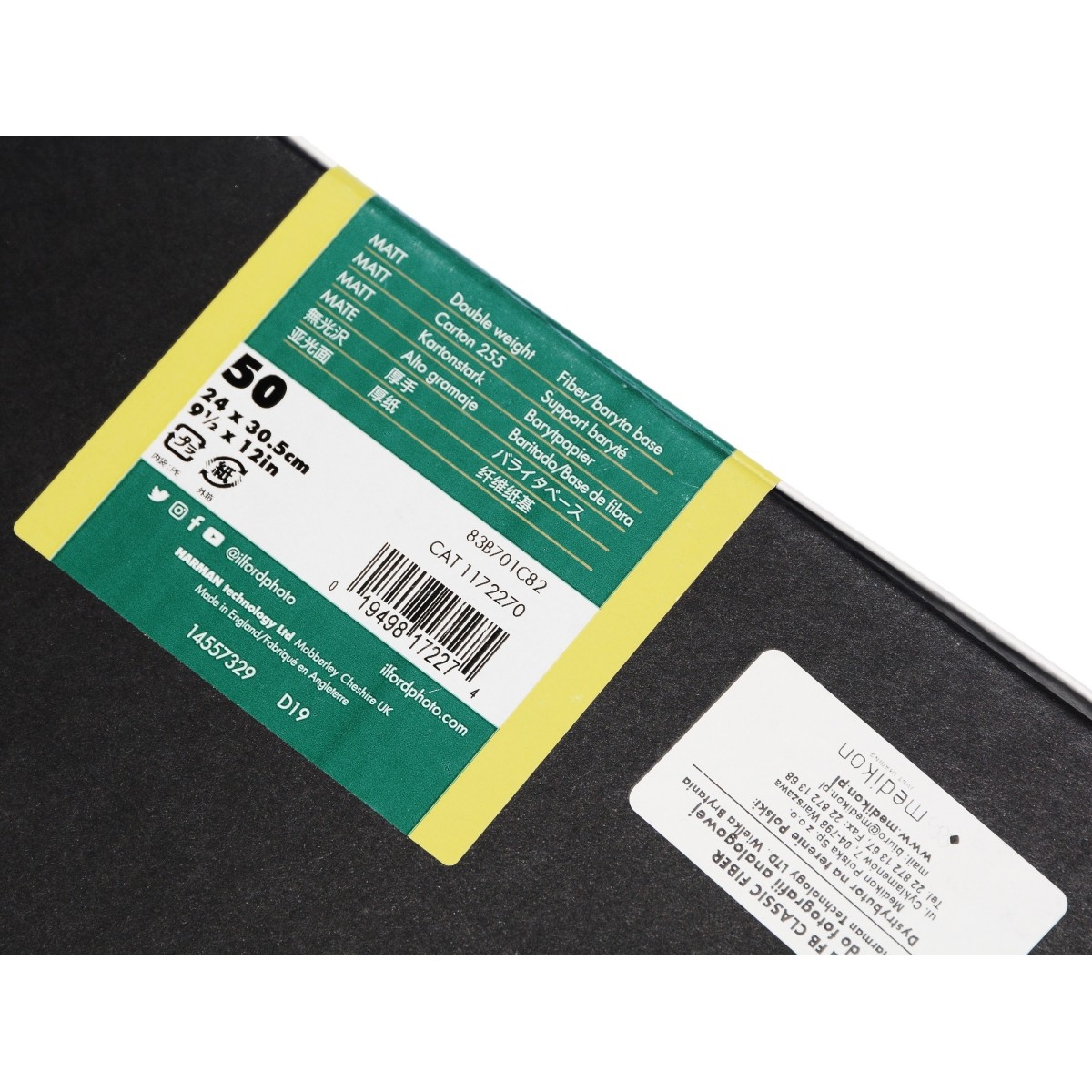Ilford Multigrade FB Classic 24x30/50 mat papier barytowy