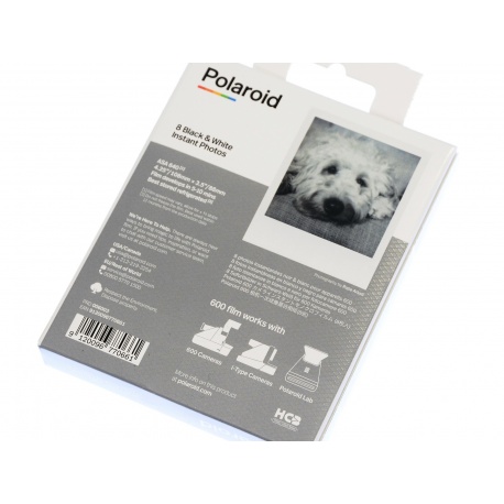 Polaroid B&W 600 Film NEW wkład 8 zdjęć czarno białych