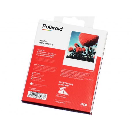 Polaroid Color SX-70 Film White Frame - wkład natychmiastowy 8 zdjęć