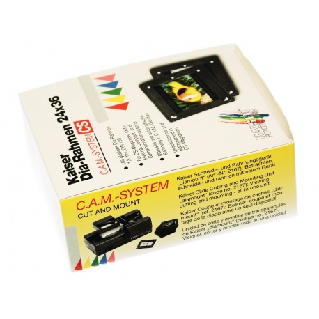 Kaiser Ramki na slajdy CAM CS 5x5cm. slajd 24x36mm. 100szt (2156)