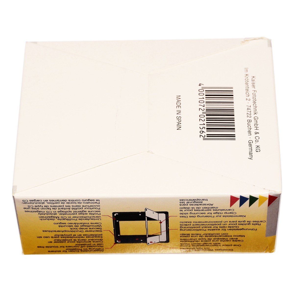 Kaiser Ramki na slajdy CAM CS 5x5cm. slajd 24x36mm. 100szt (2156)