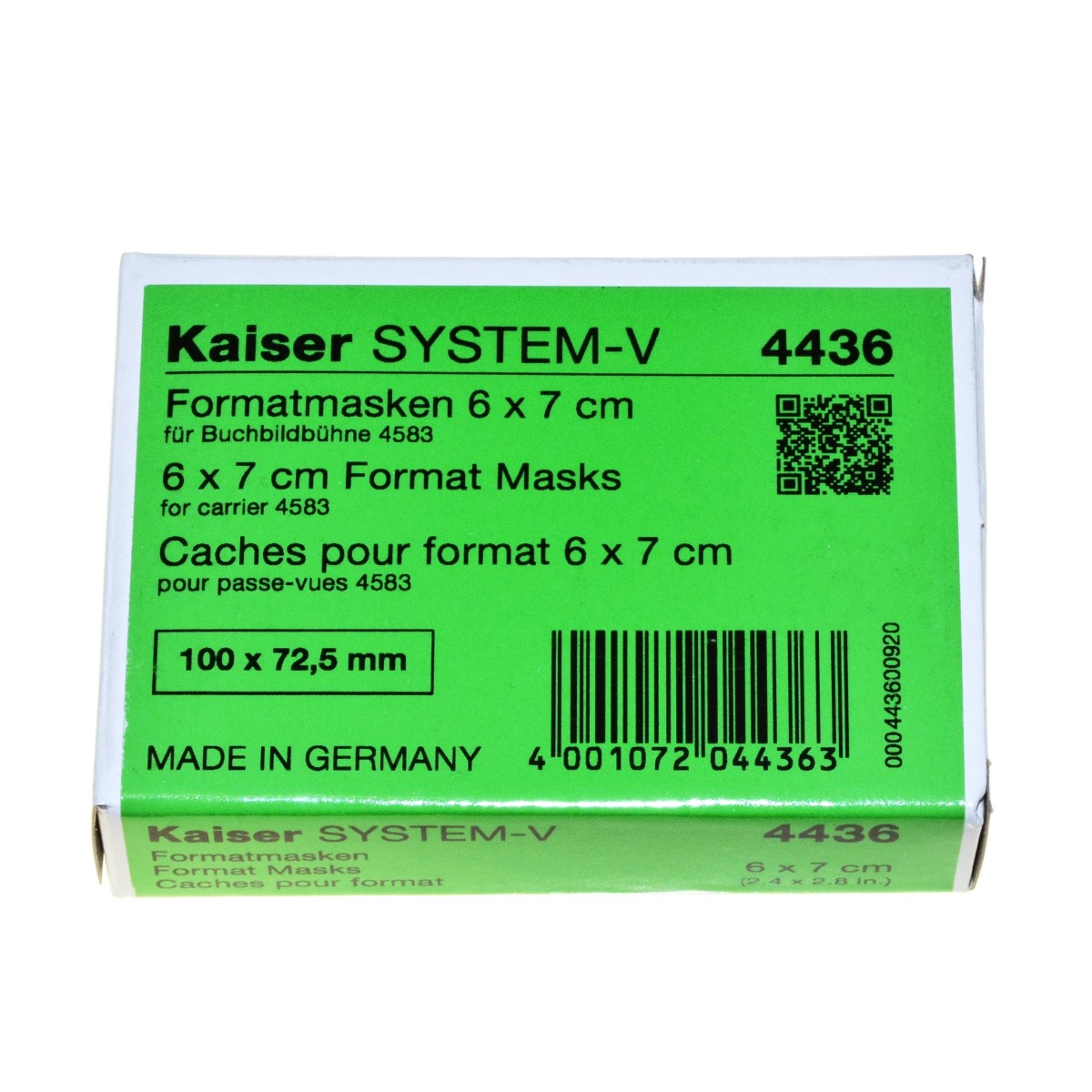 Kaiser Ramki bezszybkowe 6x7cm do powiększalnika NA ZAMÓWIENIE