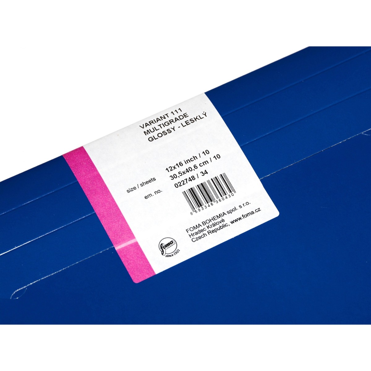 Fomabrom Variant 111 30x40/10 błysk papier barytowy do odbitek