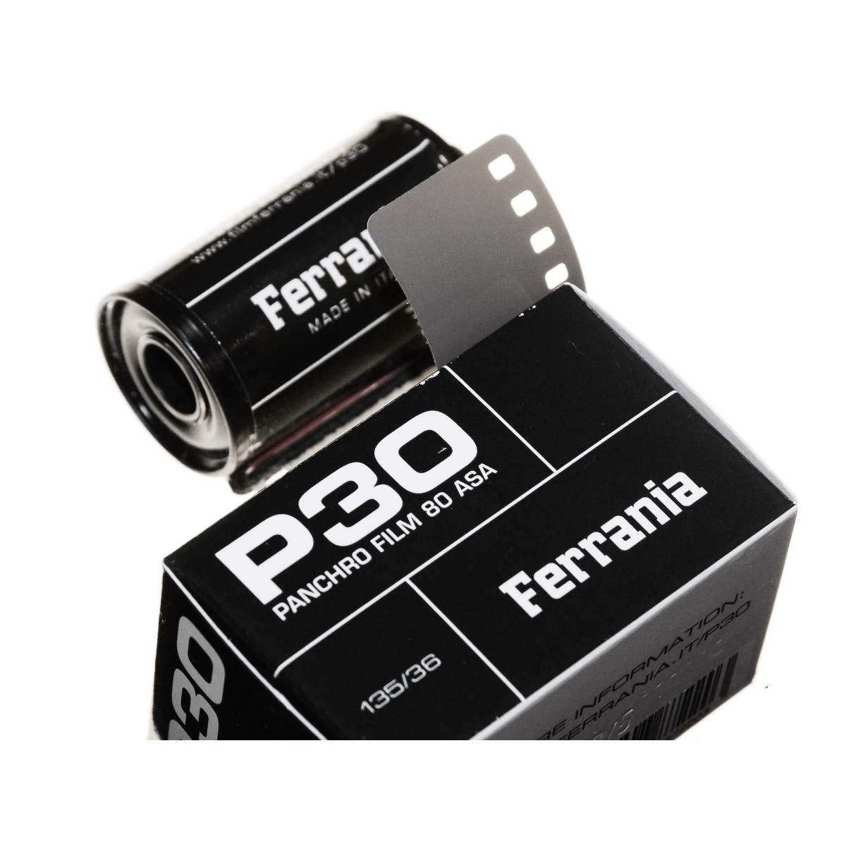 Ferrania P30 film czarno biały 35 mm. do zdjęć - 80 ASA