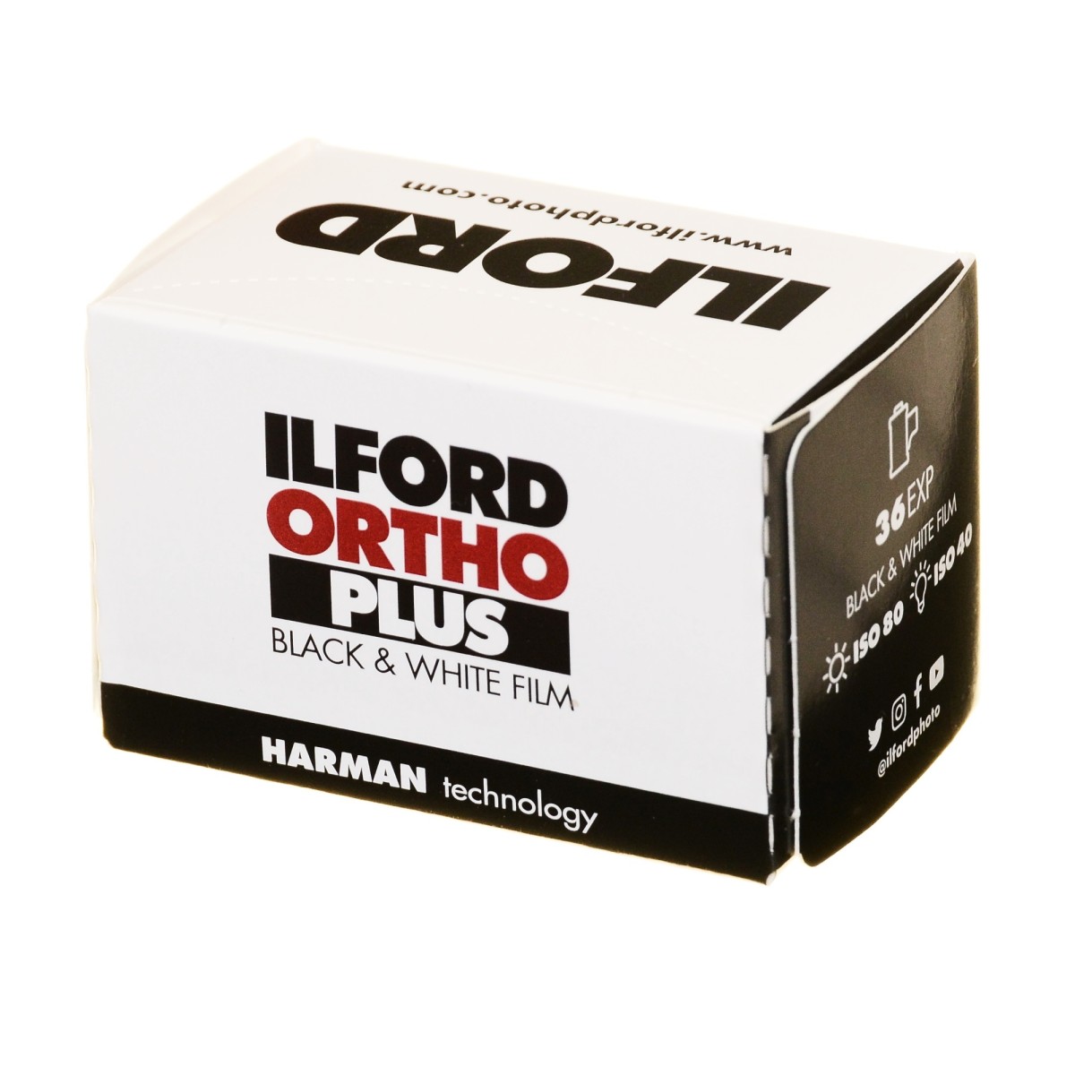 Ilford Ortho Plus 80/36 film klisza ortochromatyczna 35mm.