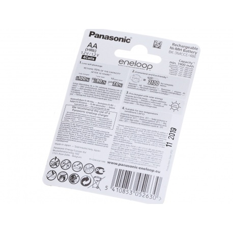 Panasonic Akumulator Eneloop R6 1900 mAh - 4 sztuki do aparatu