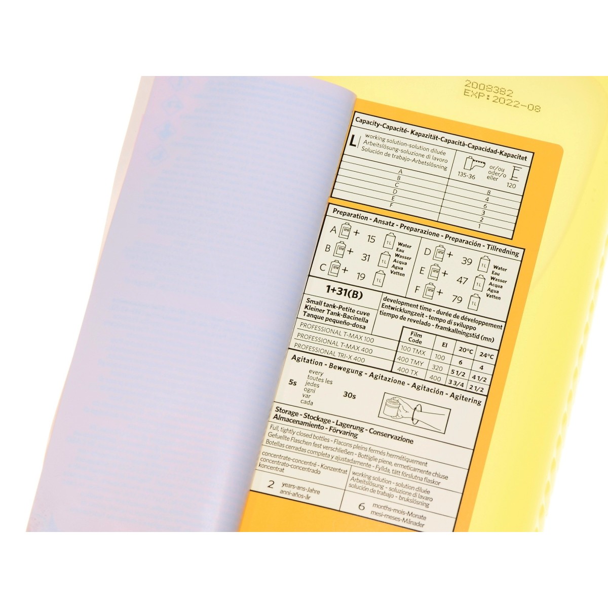 Kodak HC-110 1 litr wywoływacz stężony B&W do filmu