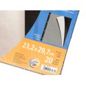 Herma Karton z nakładką pergaminową - czarny 230x297mm. 10szt (7577)