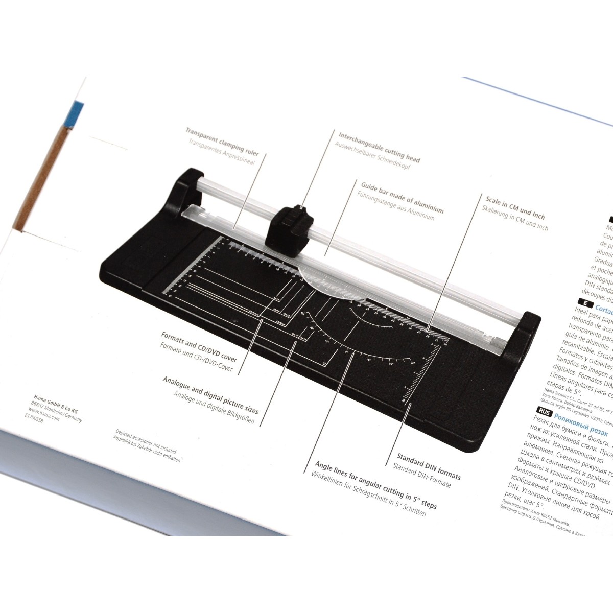 Hama Obcinarka Easy Cut 1 32cm do obcinania zdjęć odbitek wydruków