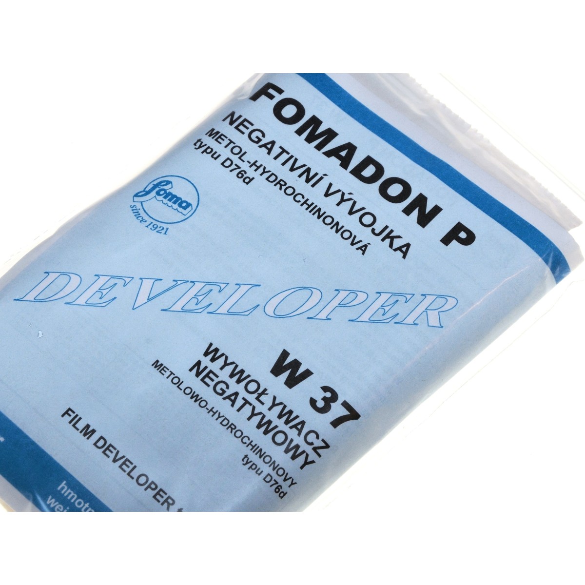 Foma Fomadon P W37 - wywoływacz do filmów na 1 litr (D76d)