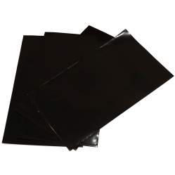 Torba torebka CZARNA na filmy błony cięte do 15x26 cm. - 4 szt.