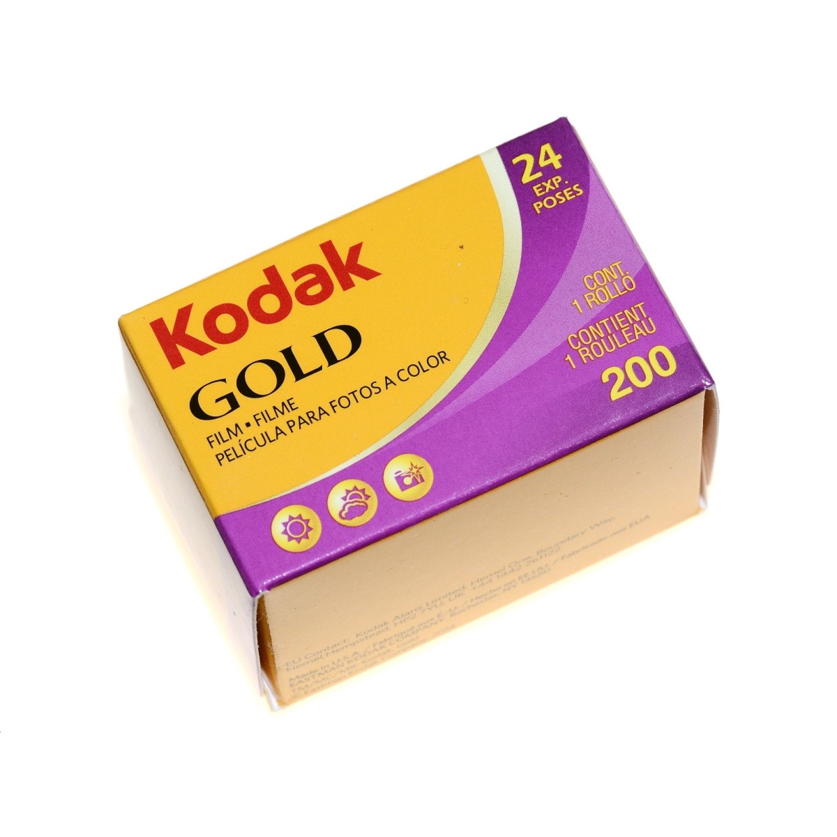Kodak Gold 200/24 -  film do zdjęć i odbitek kolorowych na wakacje