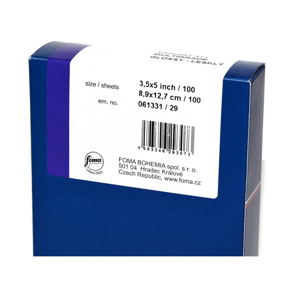 Foma Fomaspeed Variant 9x13/100 311 błysk do ciemni