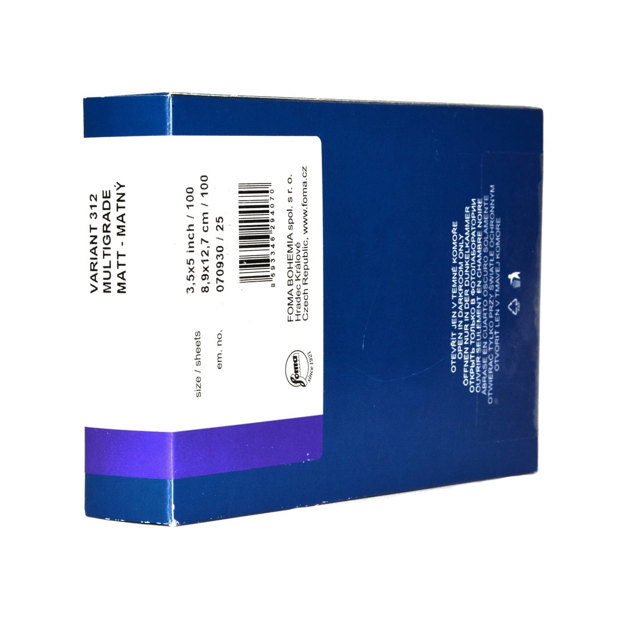 Foma Fomaspeed Variant 9x13/100 312 mat do ciemni