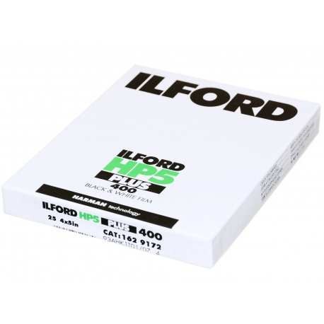 Ilford HP5 400 4x5"/25 sztuk błona cięta duży format B&W