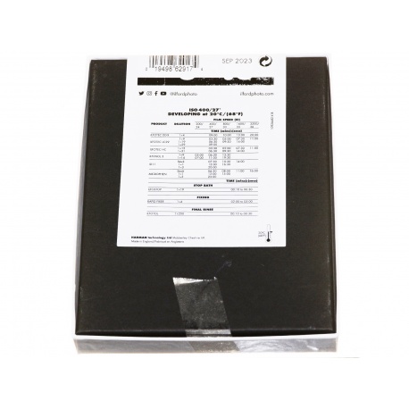Ilford HP5 400 4x5"/25 sztuk błona cięta duży format B&W