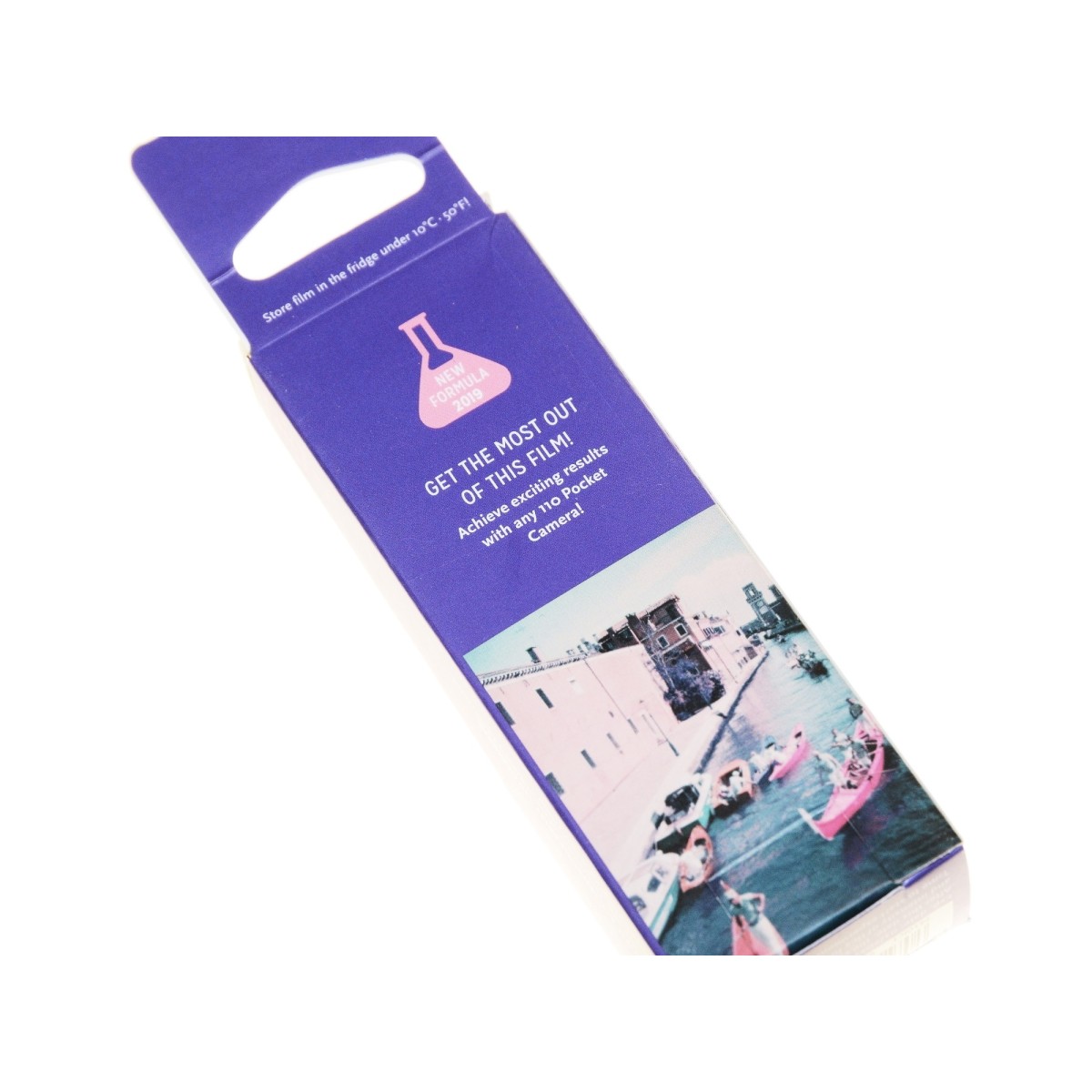 Lomography Lomochrome Purple Chrome XR 100-400 Pocket 110 efektowy