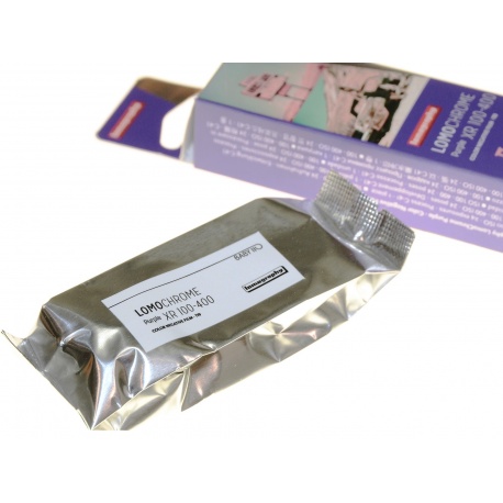 Lomography Lomochrome Purple Chrome XR 100-400 Pocket 110 efektowy