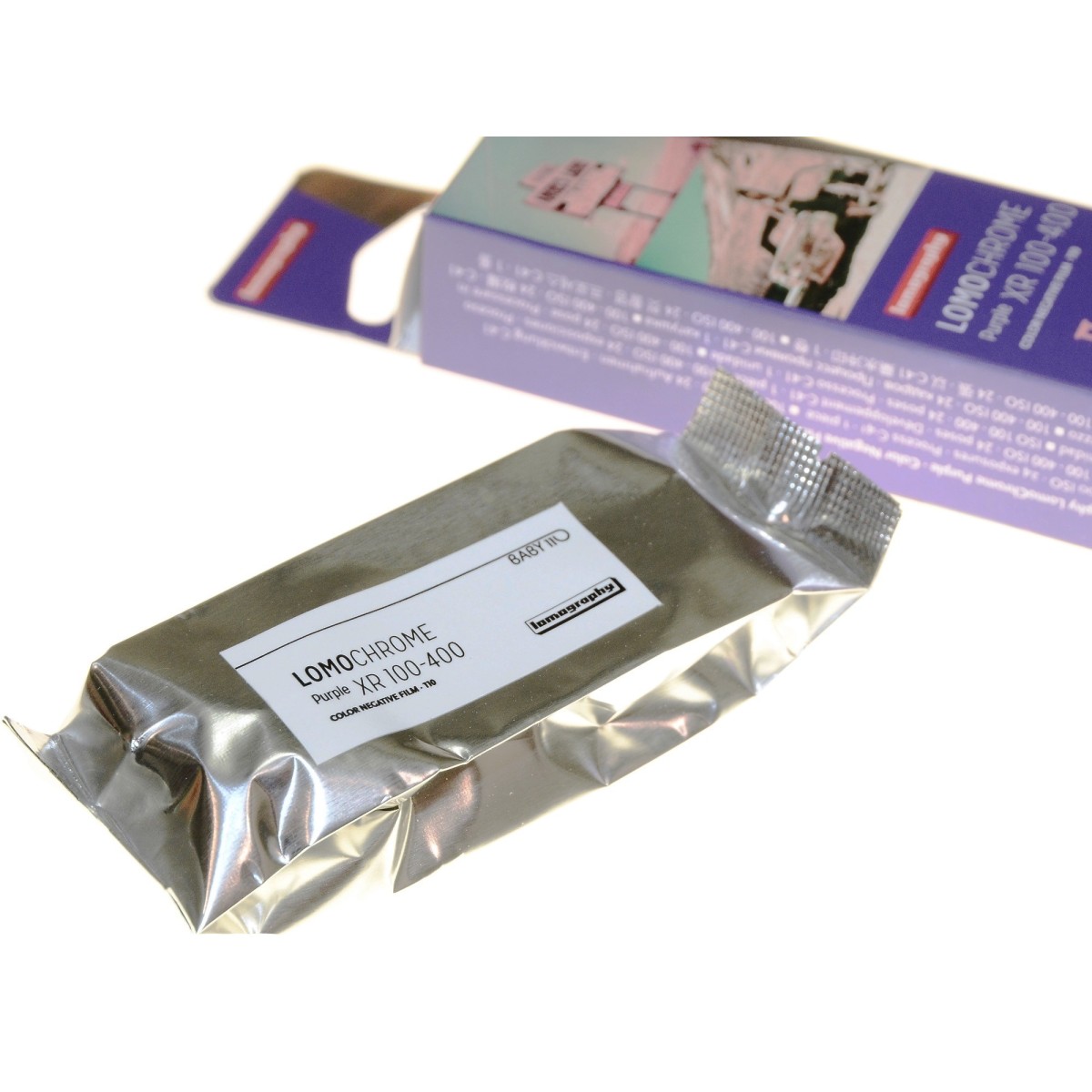 Lomography Lomochrome Purple Chrome XR 100-400 Pocket 110 efektowy