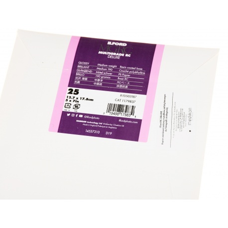 Ilford Multigrade V Deluxe 13x18/25 błysk do odbitek BW