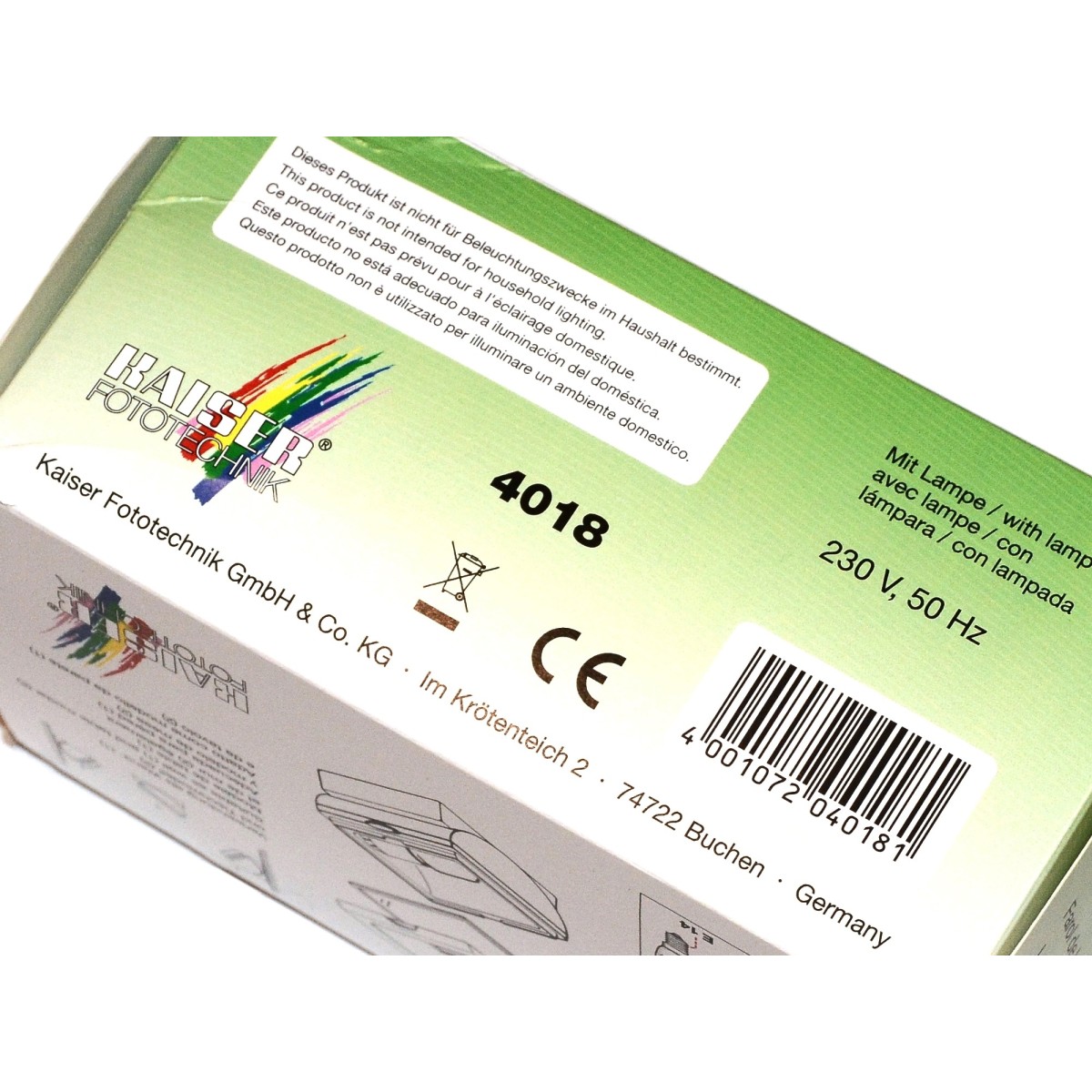 Kaiser Lampa ciemniowa Duka LED z filtrem Multigrade (4018) do ciemni B&W