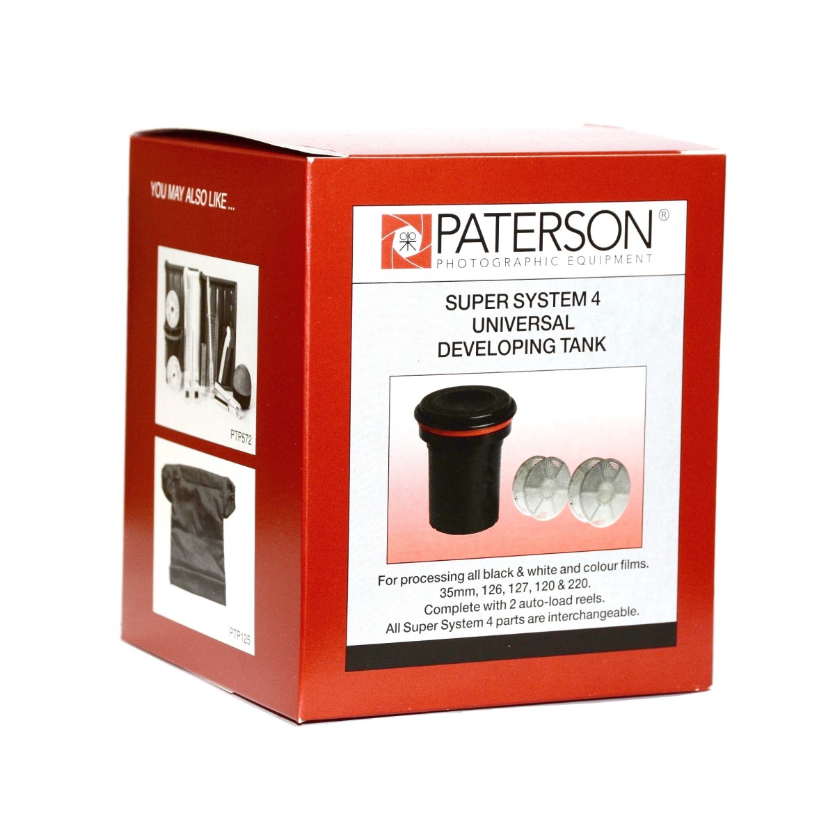 Paterson Koreks na 2 filmy 35mm z 2 szpulami do wywoływania klisz