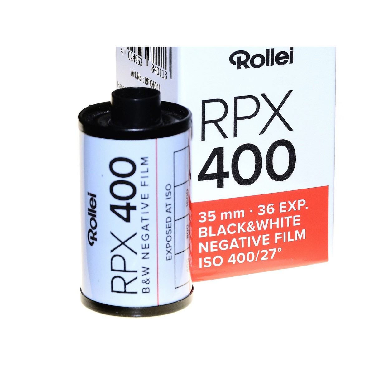 Rollei RPX 400/36 135 NEW negatyw B&W do odbitek, zdjęć B&W