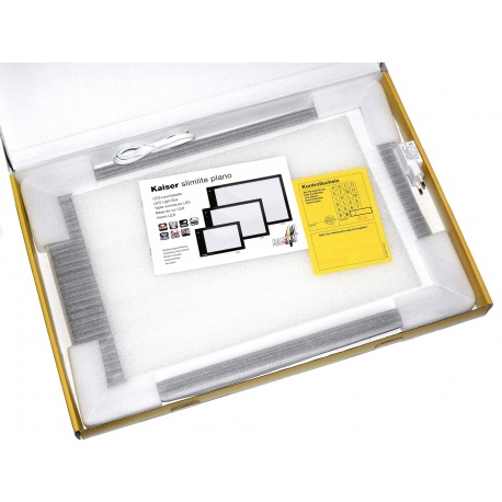 Kaiser Plano Podświetlarka LED do slajdów filmów i klisz: 42x31 cm.