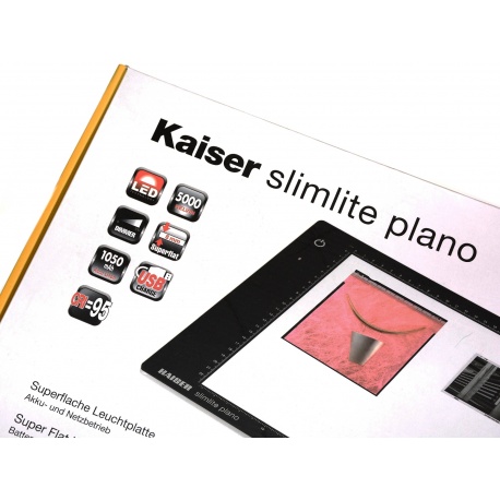 Kaiser Plano Podświetlarka LED do slajdów klisz filmów: 32x22cm - 2454
