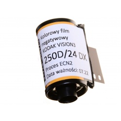 Film Kodak Vision3 250D 200/24 CineStill ECN2 kinematograficzny 5207