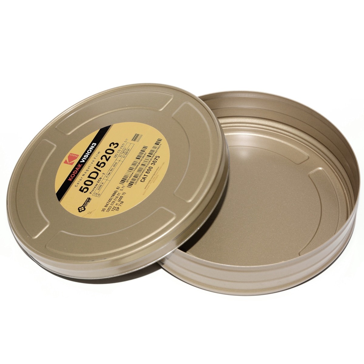 DUUUŻA Puszka po filmie Kodak Vision3 i BWxx na kasety, filmy, kasetki itp.