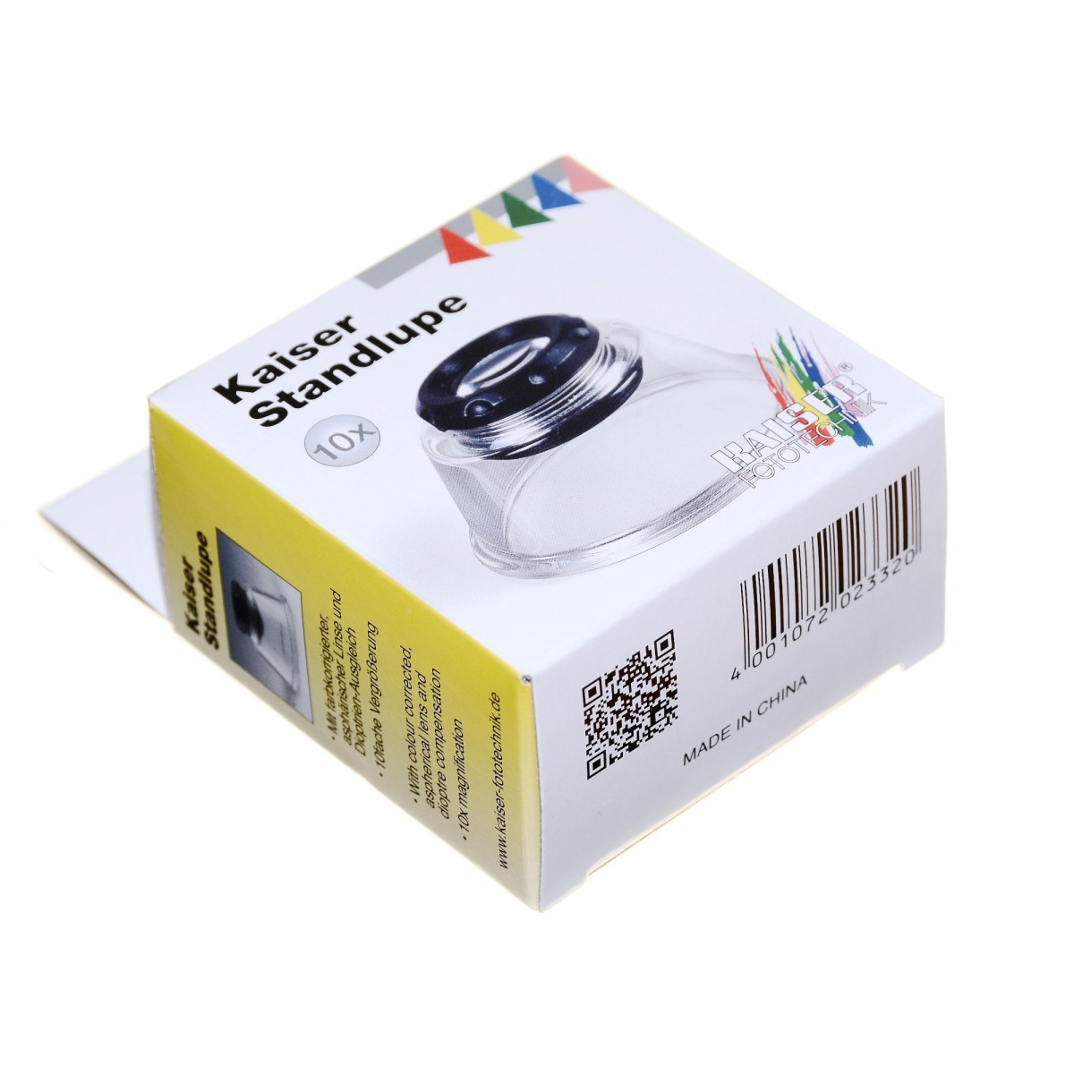 Kaiser 2332 Lupa fotograficzna 10x - do stykówek, indeksu, filmu,