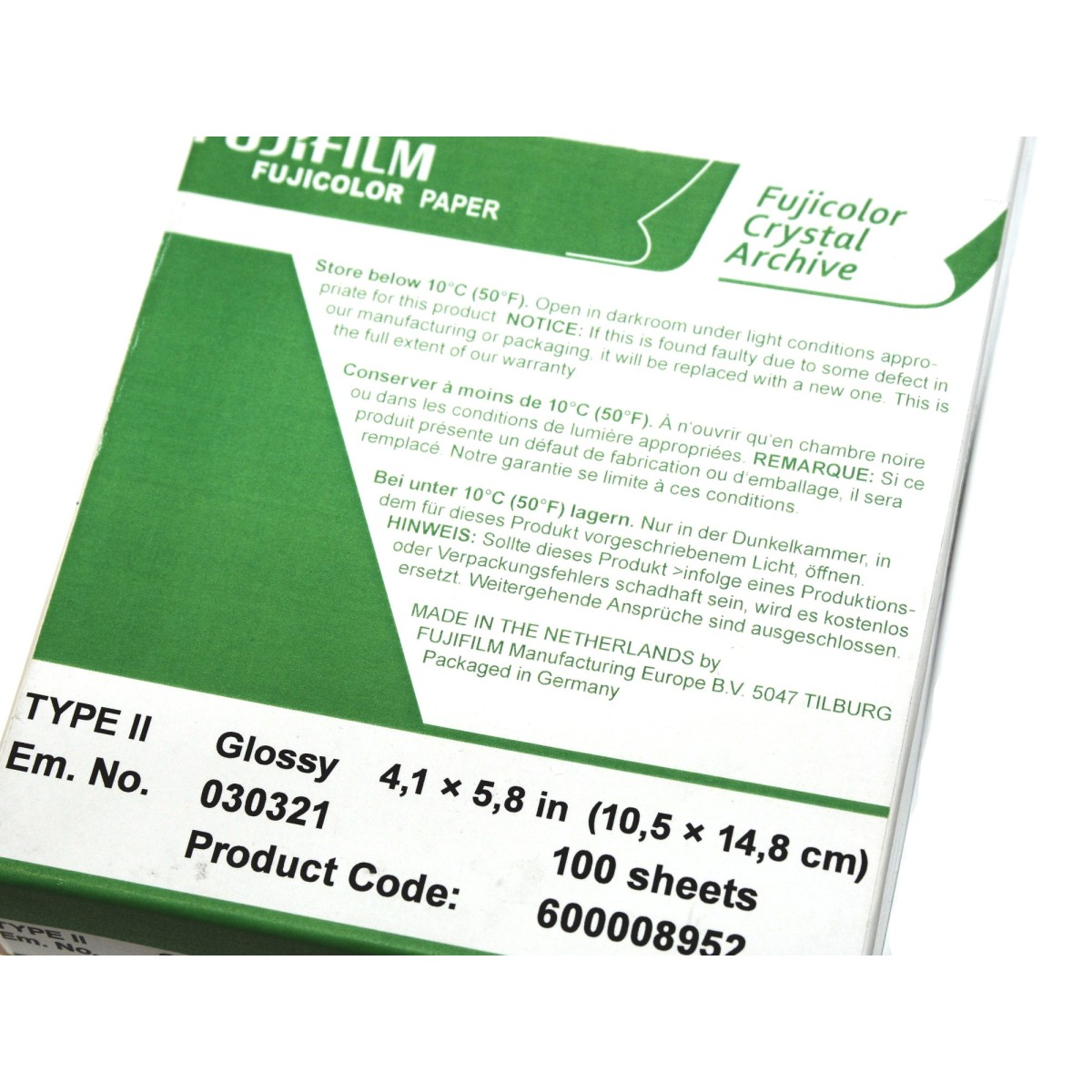 Fuji CA 310 papier kolorowy RA4 do odbitek barwnych 10x15/100