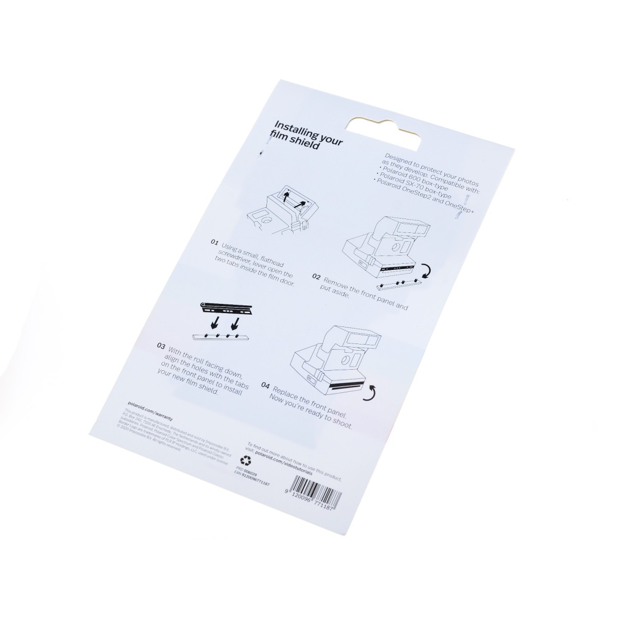 Polaroid Frog Tongue do aparatu 600 język żaby Film Shield Box