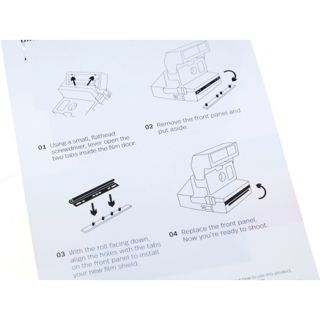Polaroid Frog Tongue do aparatu 600 język żaby Film Shield Box