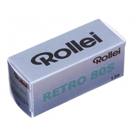 Rollei Retro 80S 120 klisza film niskoczuły B&W - kontrastowy