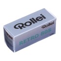 Rollei Retro 80S 120 klisza film niskoczuły B&W - kontrastowy