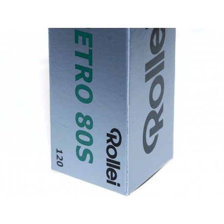 Rollei Retro 80S 120 klisza film niskoczuły B&W - kontrastowy