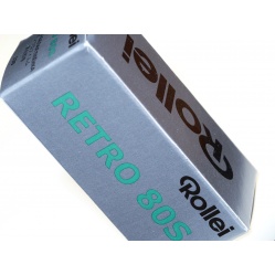 Rollei Retro 80S 120 klisza film niskoczuły B&W - kontrastowy