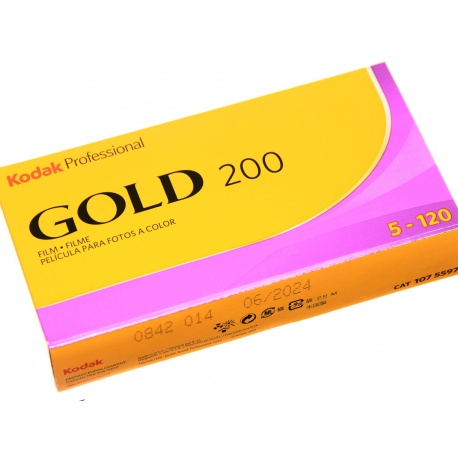 Kodak Gold 200/120 film do zdjęć kolorowych średnioformatowy do C41