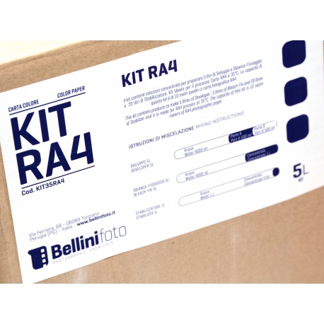 Bellini Zestaw do procesu RA4 na 5 l. do barwnych zdjęć - na zamówienie