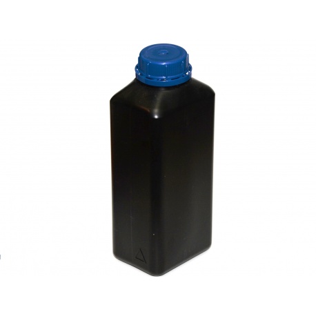 Butelka, pojemnik, miarka, naczynie foto - kolor czarny - pojemność: 1 litr.