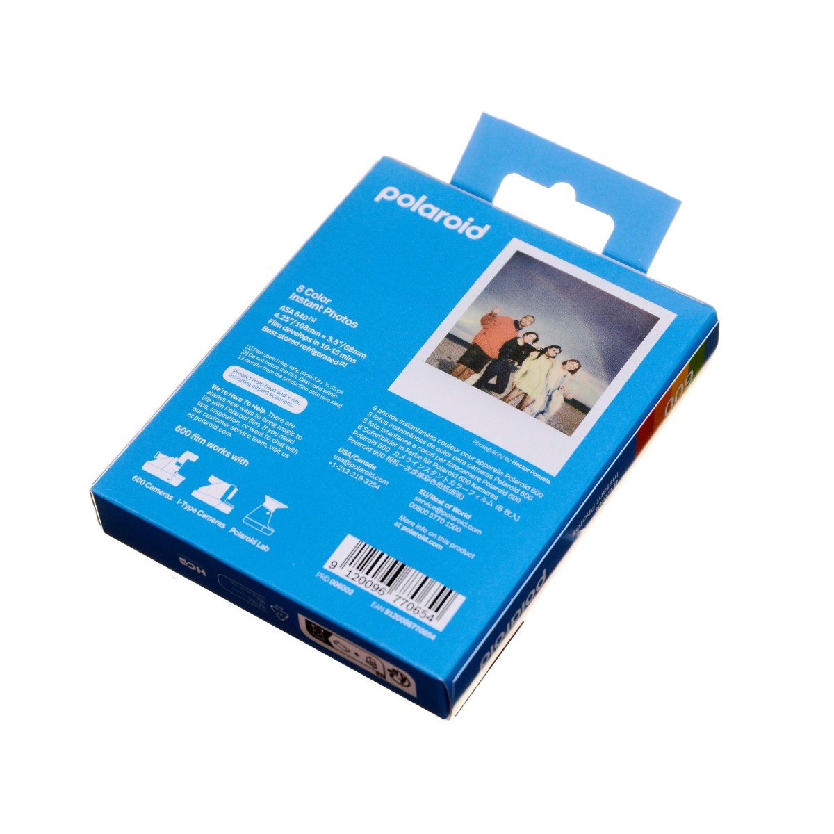 Polaroid Color 600 Film wkład 8 zdjęć kolorowych natychmiastowych