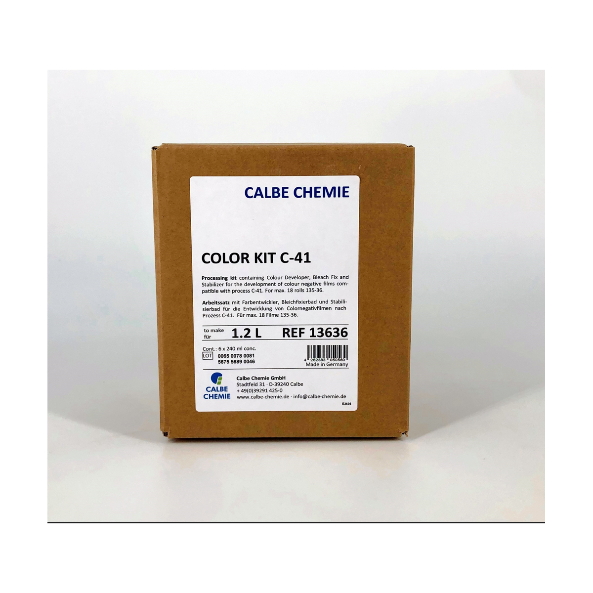 CALBE COLOR KIT 1,2 l. (dawny Tetenal Colortec )