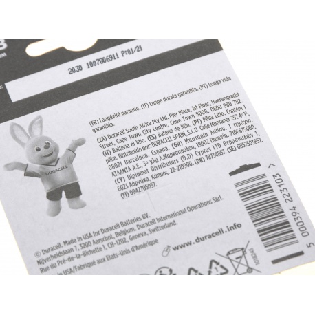 Duracell Bateria CRP2 CR-P2 DL223 litowa 6V do aparatów fotograficznych